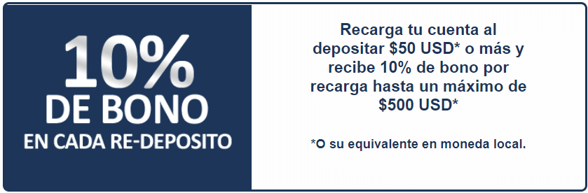 Betcris 10% apuestas deportivas 10% bono bienvenida Betcris