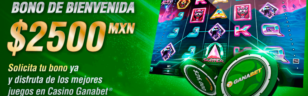 Bono de bienvenida Casino Ganabet bonocasinoganabet
