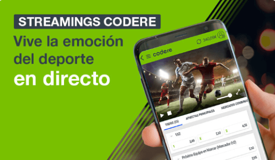 Codere Streaming en Vivo Codere Apuestas Live