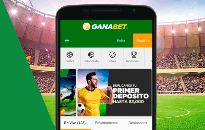 Ganabet Aplicación Móvil Ganabet Mobile App