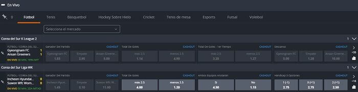 Betsson Apuestas en Vivo Betsson en Vivo