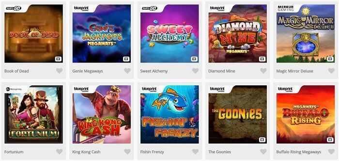 Casimba Oferta de Juegos