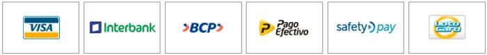 Métodos Disponibles Métodos de Pago