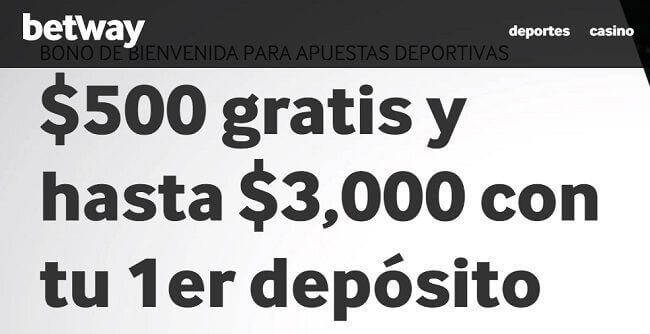 Betway Bono Deportes Betway Deportes Bono de Bienvenida