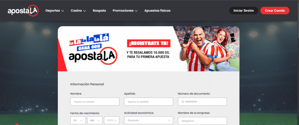 Código promocional aposta.la